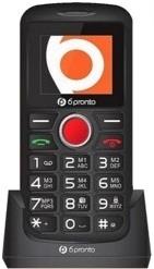 TECNOSHOP Cellulare 6 Pronto Senior Phone 6PB01 con base nero